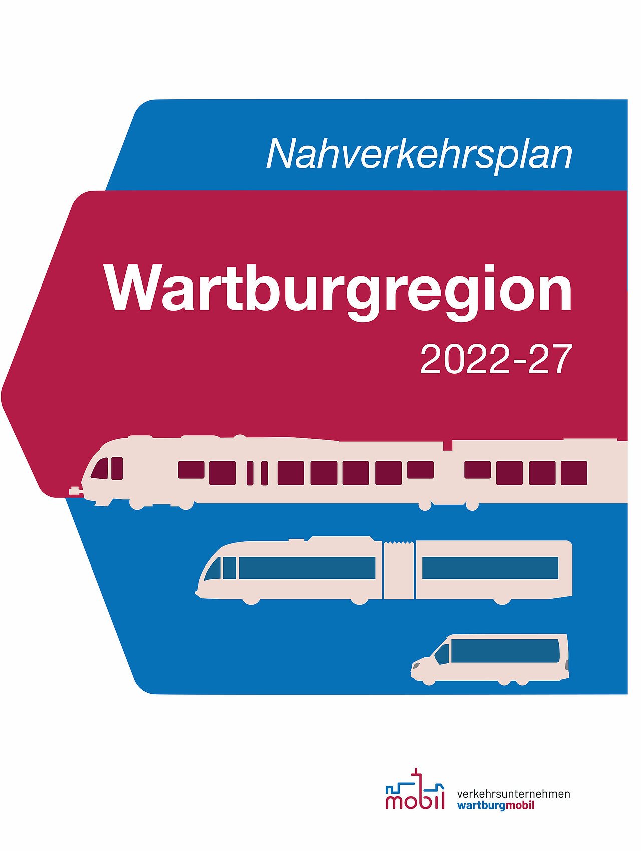 Deckblatt Nahverkehrsplan 2022-2027